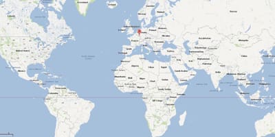 Люксембург дэлхийн газрын зураг дээр байршил